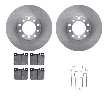DYNAMIC FRICTION CO 6512-63192, Rotors with 5000 Advanced Brake Pads includes Hardware 6512-63192